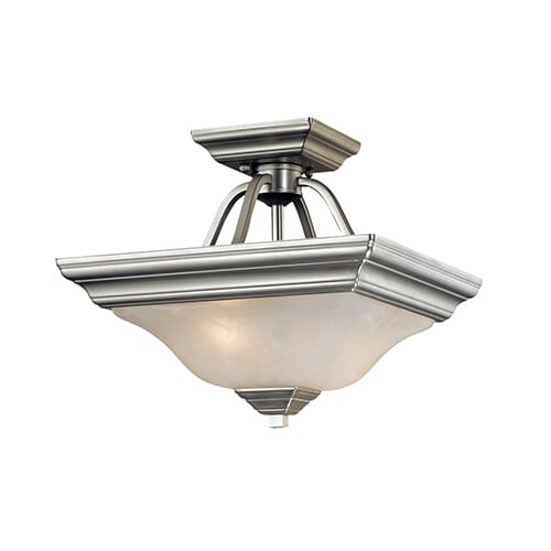 Millennium Lighting 700 Series 2-Light Semi-Flush in Satin Nickel