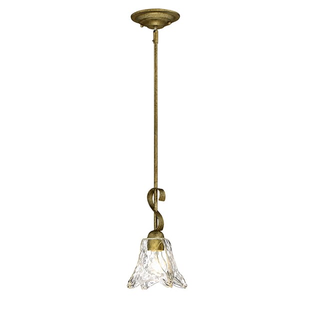 Millennium Lighting Chatsworth 1-Light Mini-Pendant in Vintage Gold