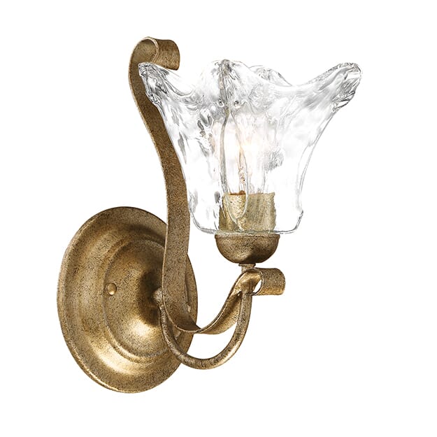 Millennium Lighting Chatsworth 1-Light Wall Sconce in Vintage Gold