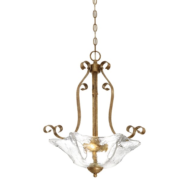 Millennium Lighting Chatsworth 3-Light Pendant in Vintage Gold