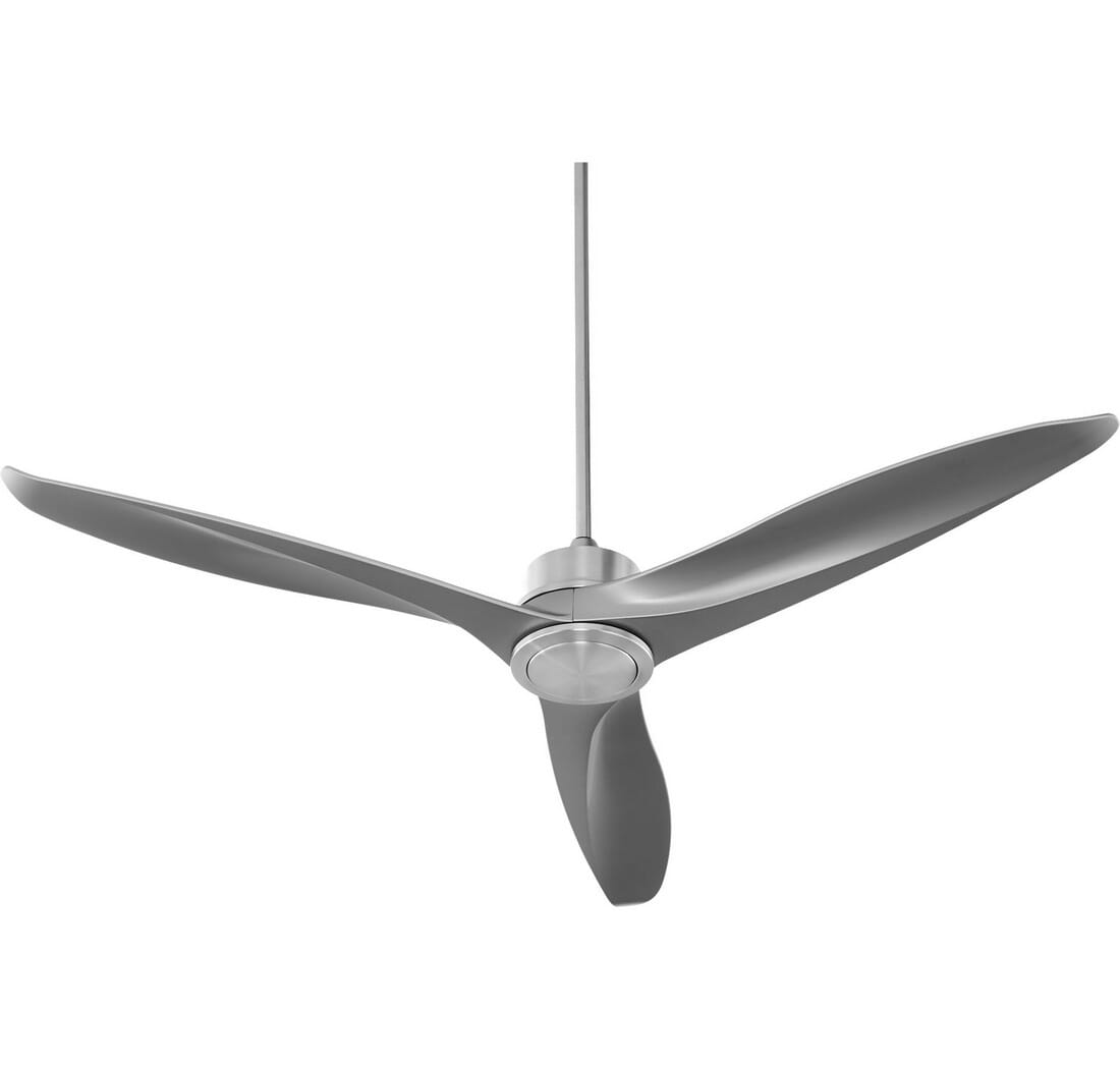 Quorum Kress 0-Light 60" Indoor Ceiling Fan in Satin Nickel