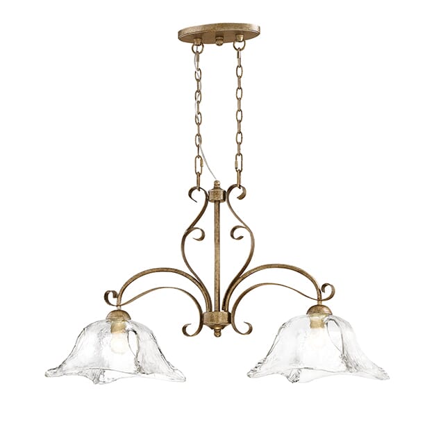 Millennium Lighting Chatsworth 2-Light Island in Vintage Gold