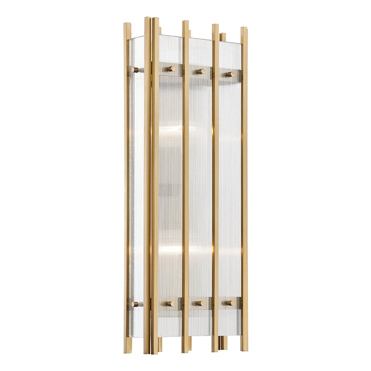 Hudson Valley Wooster Wall Sconce in Aged Brass