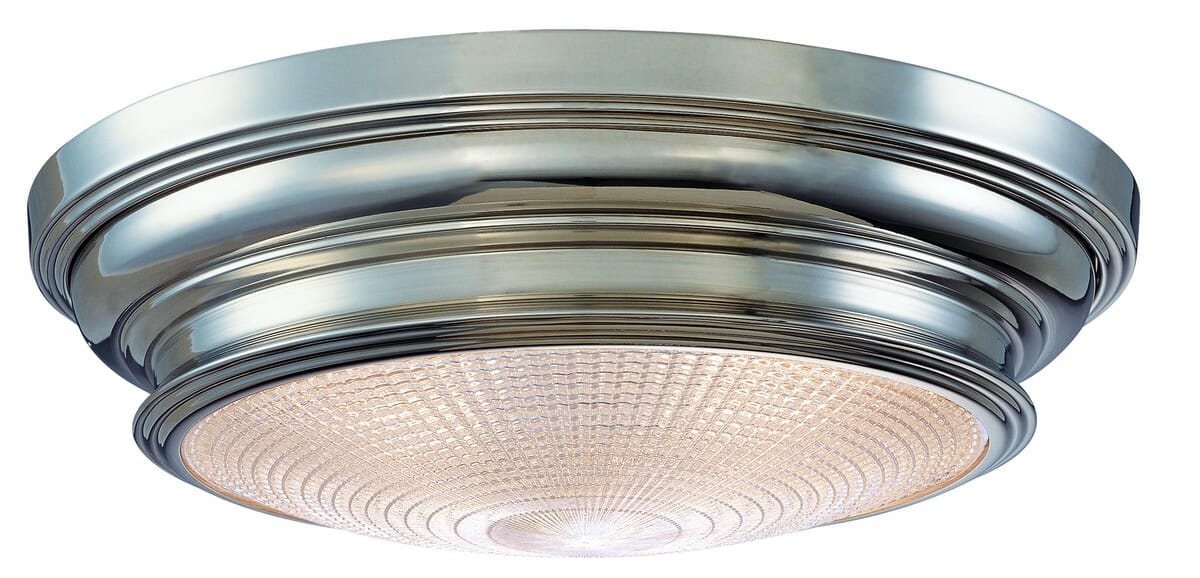 Hudson Valley Woodstock 3-Light Ceiling Light in Polished Nickel