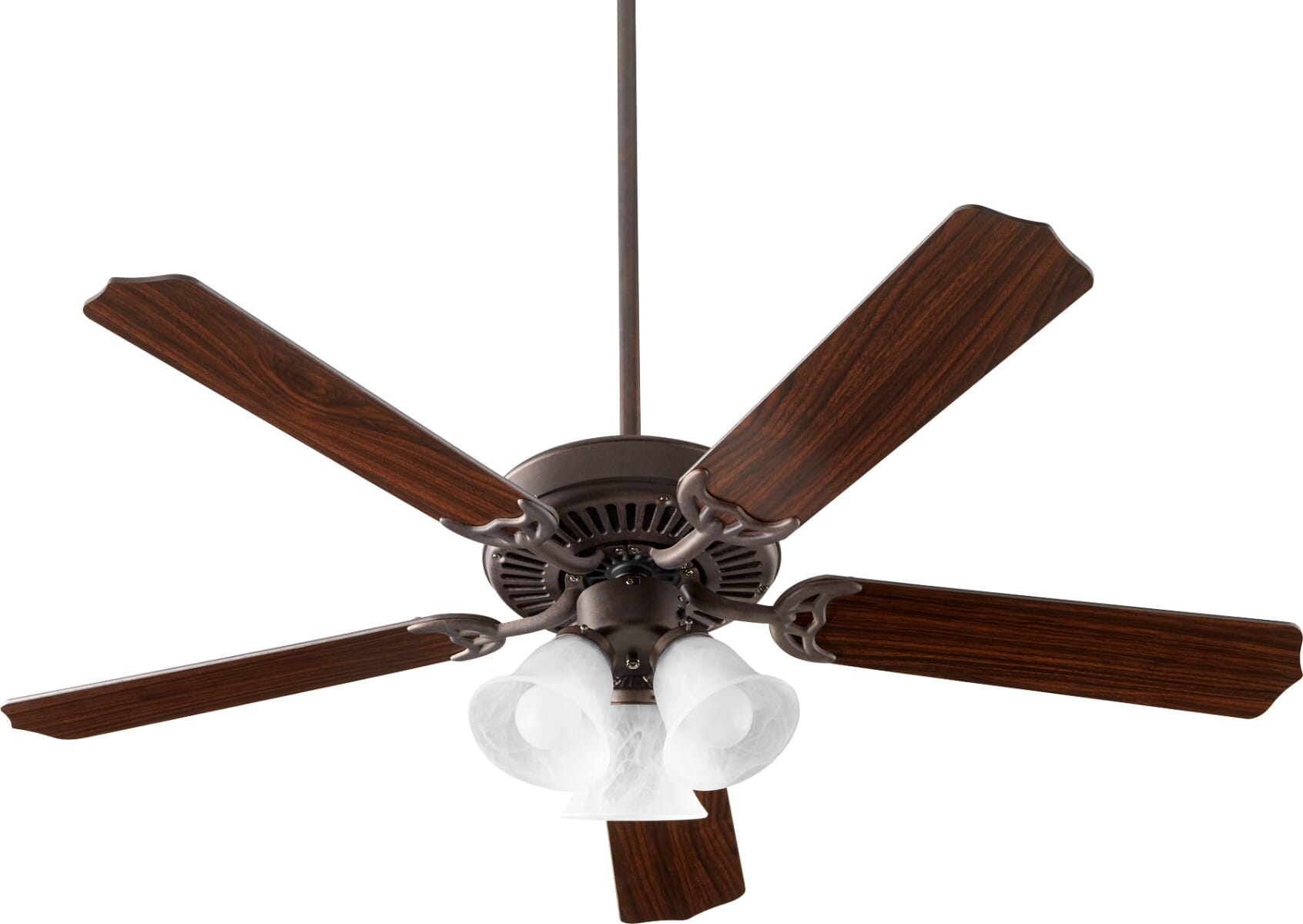 Quorum Capri X 3-Light 52" Indoor Ceiling Fan in Toasted Sienna