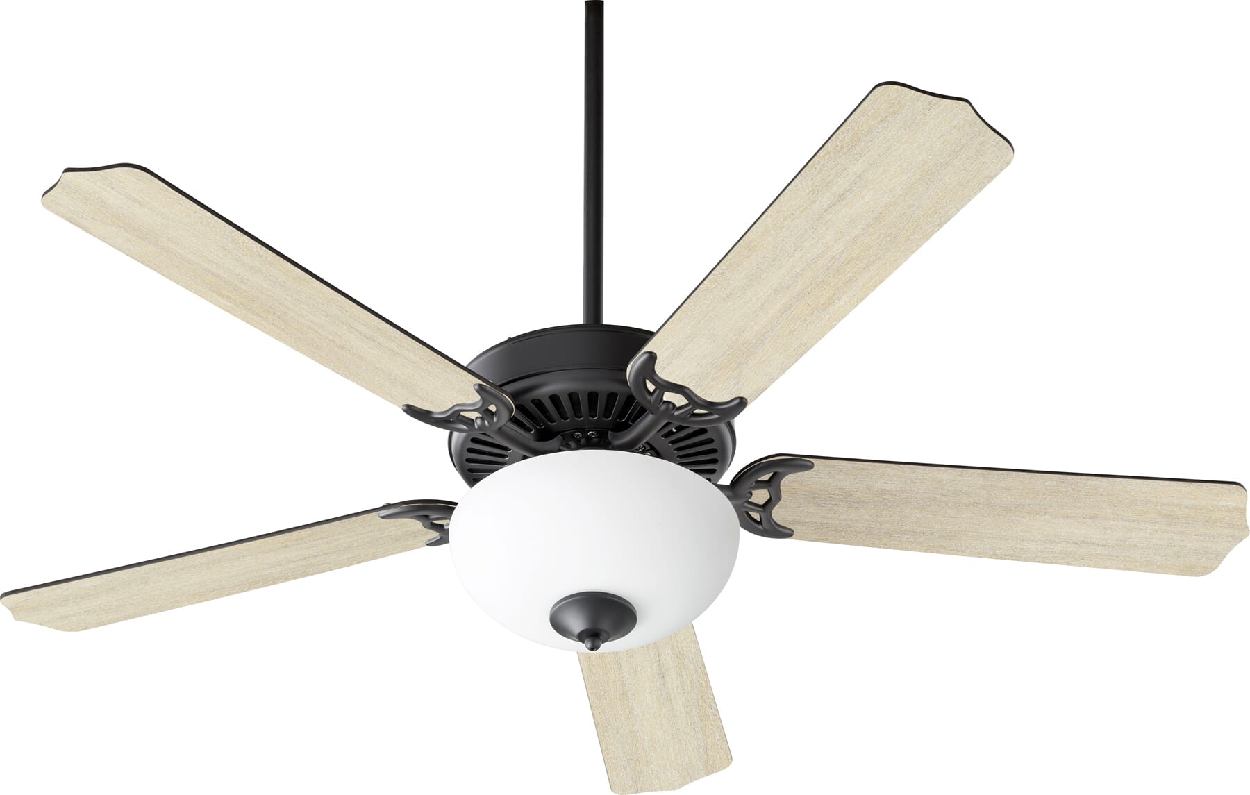 Quorum Capri Viii 2-Light 52" Indoor Ceiling Fan in Midnight Bronze