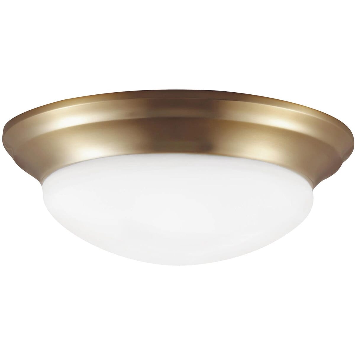 Sea Gull Nash Ceiling Light in Satin Brass