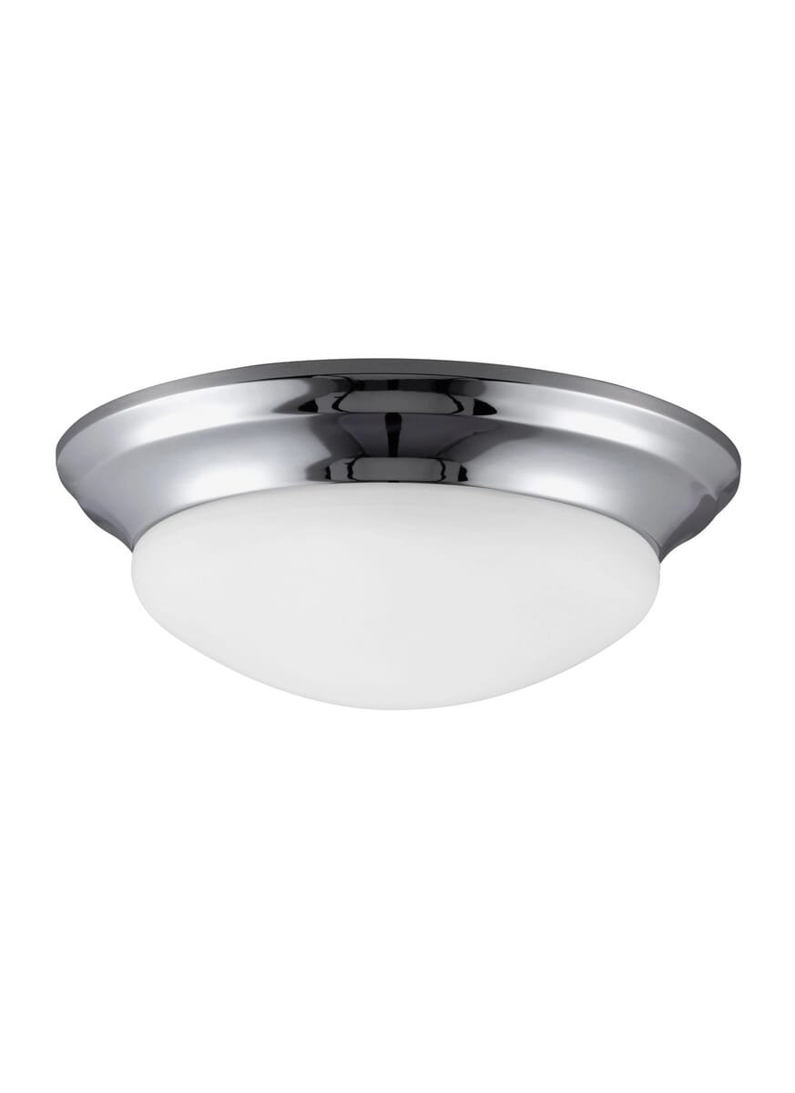 Sea Gull Nash 2-Light Ceiling Light in Chrome