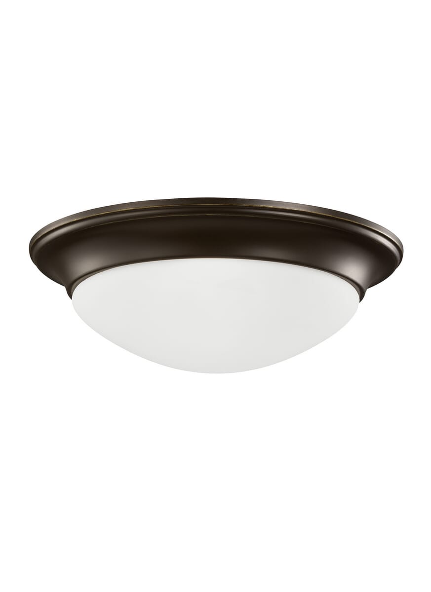 Sea Gull Nash 2-Light Ceiling Light in Heirloom Bronze