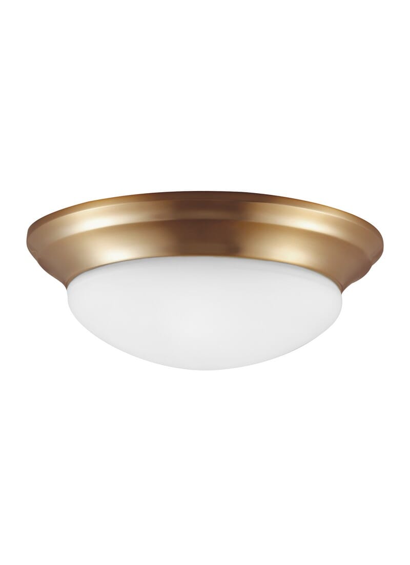 Sea Gull Nash 2-Light Ceiling Light in Satin Bronze