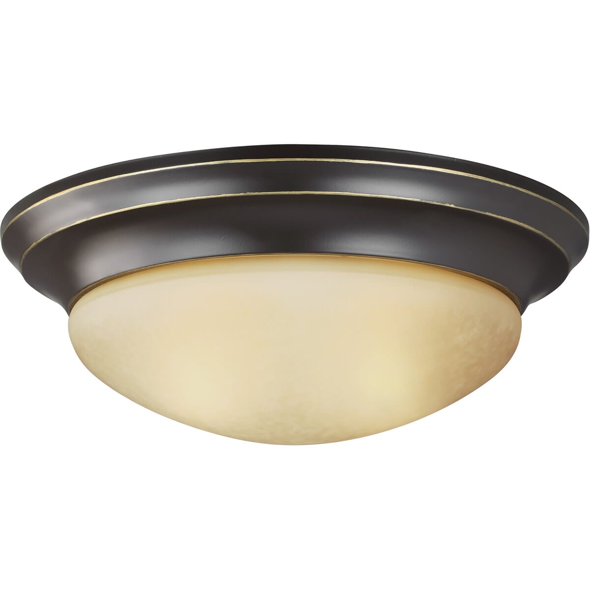 Sea Gull Nash 2-Light Ceiling Light in Heirloom Bronze