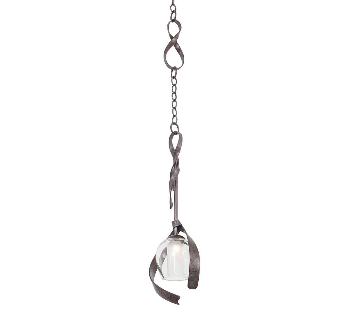 Kalco Solana 1-Light Mini Pendant in Oxidized Copper