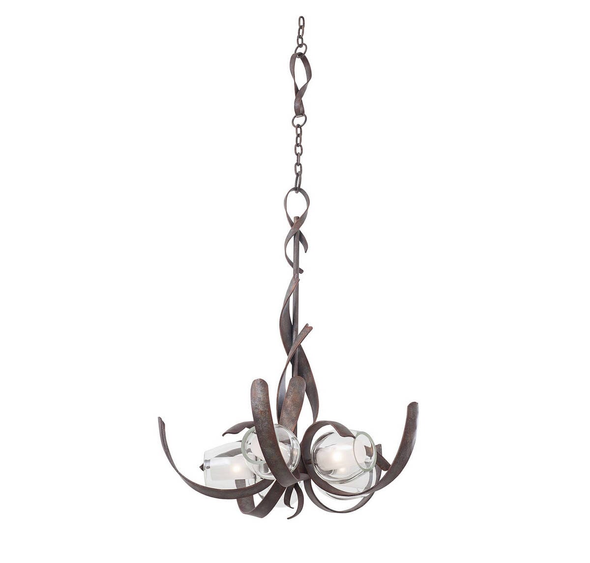 Kalco Solana 5-Light Chandelier in Oxidized Copper