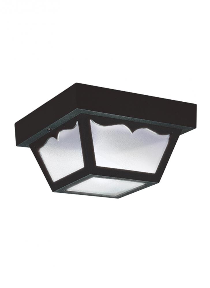 Sea Gull Ceiling 8" Outdoor Ceiling Light in Clear