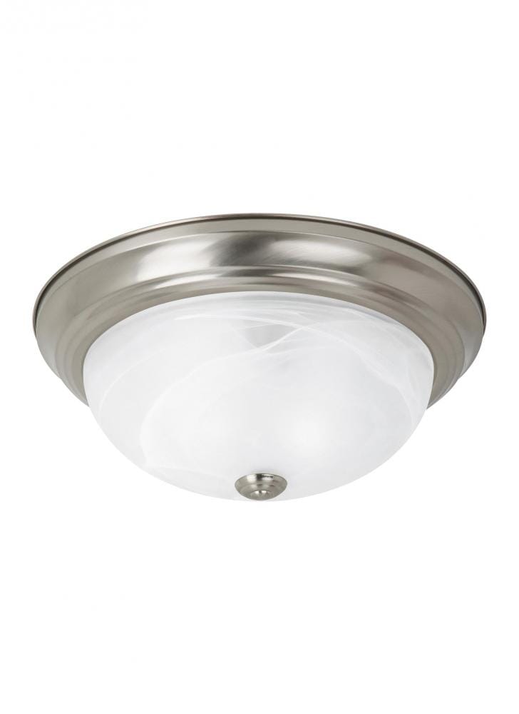 Sea Gull Windgate 2-Light Ceiling Light in Brushed Nickel