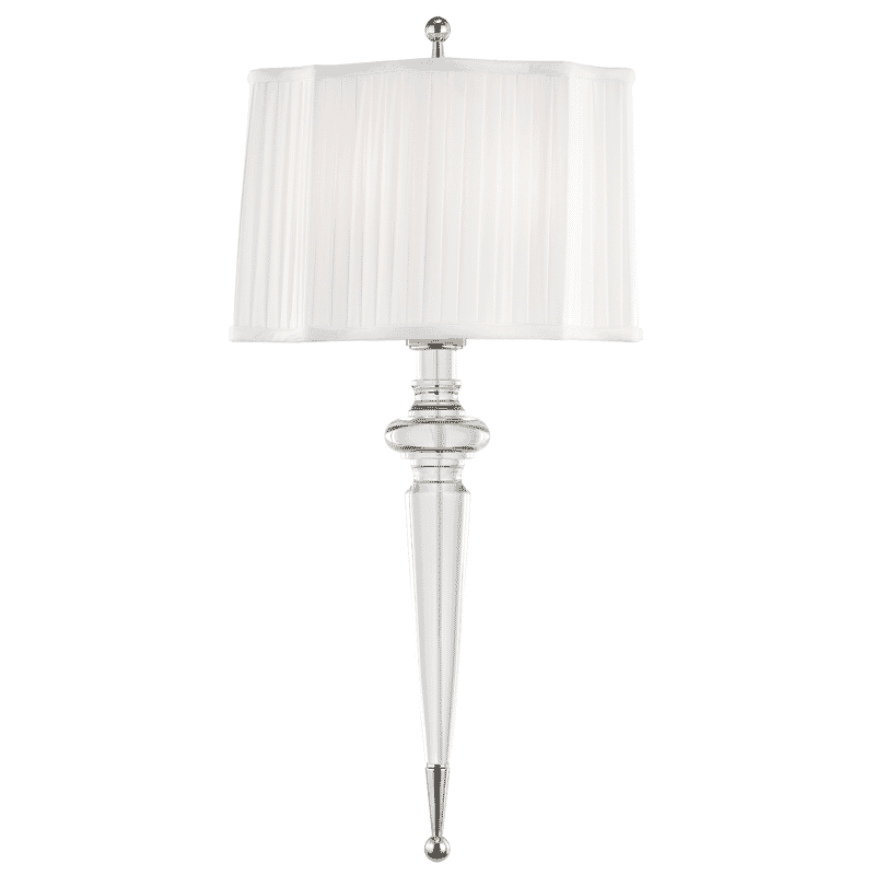 Hudson Valley Tipton 2-Light 24" Wall Sconce in Polished Nickel