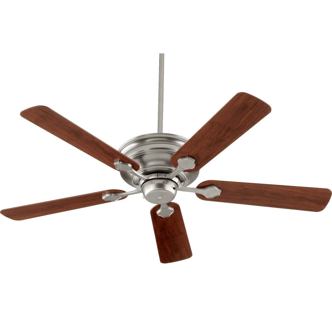 Quorum Barclay 52" Indoor Ceiling Fan in Satin Nickel