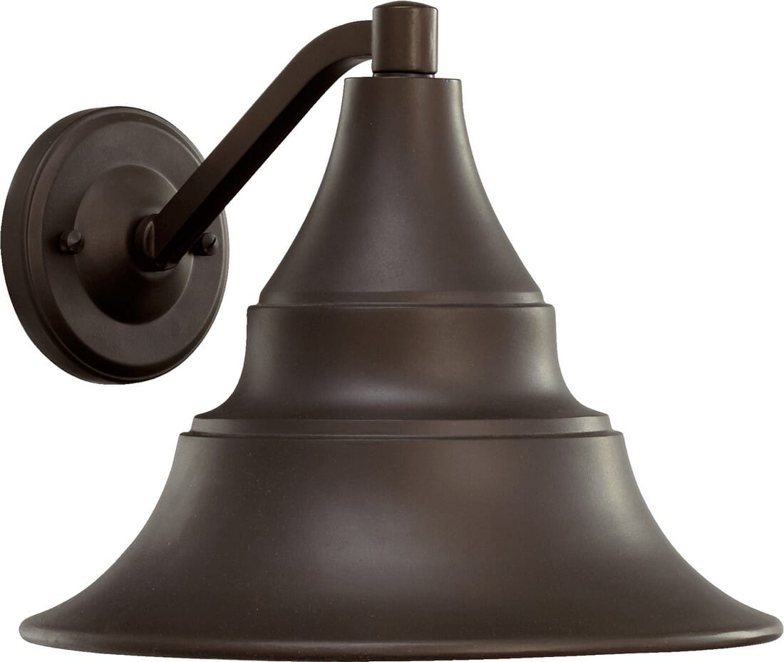 Quorum Sombra 9" Outdoor Wall Light in Oiled Bronze