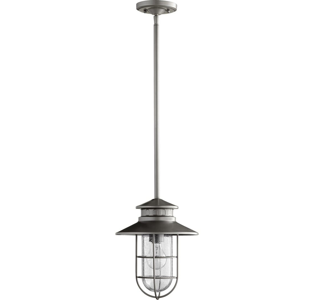 Quorum Moriarty 12" Outdoor Hanging Light in Graphite