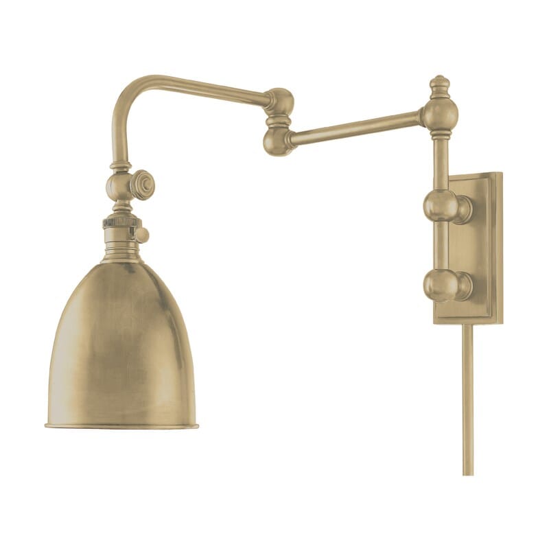 Hudson Valley Roslyn 15" Wall Sconce in Aged Brass