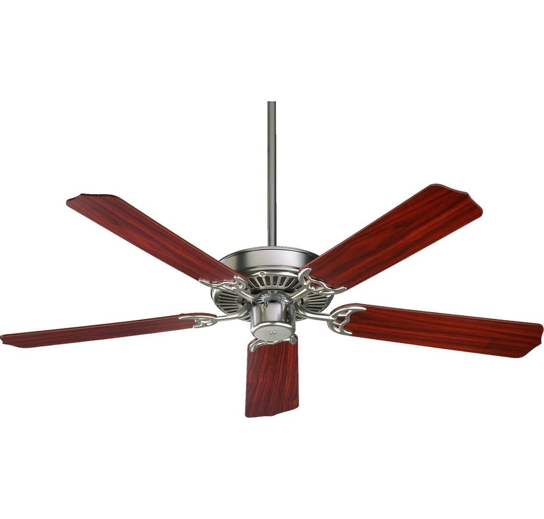 Quorum Capri I 52" Indoor Ceiling Fan in Satin Nickel