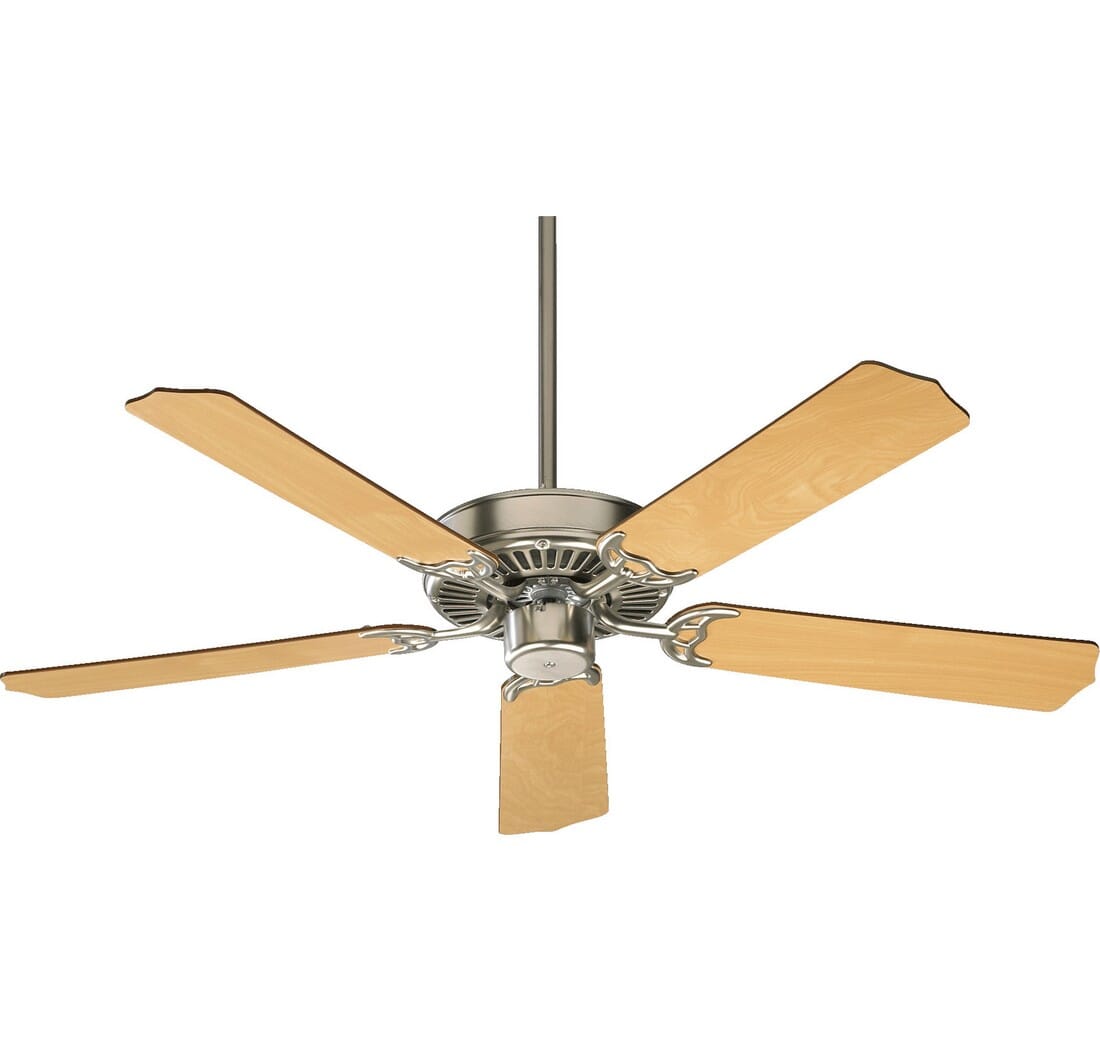 Quorum Capri I 52" Indoor Ceiling Fan in Satin Nickel