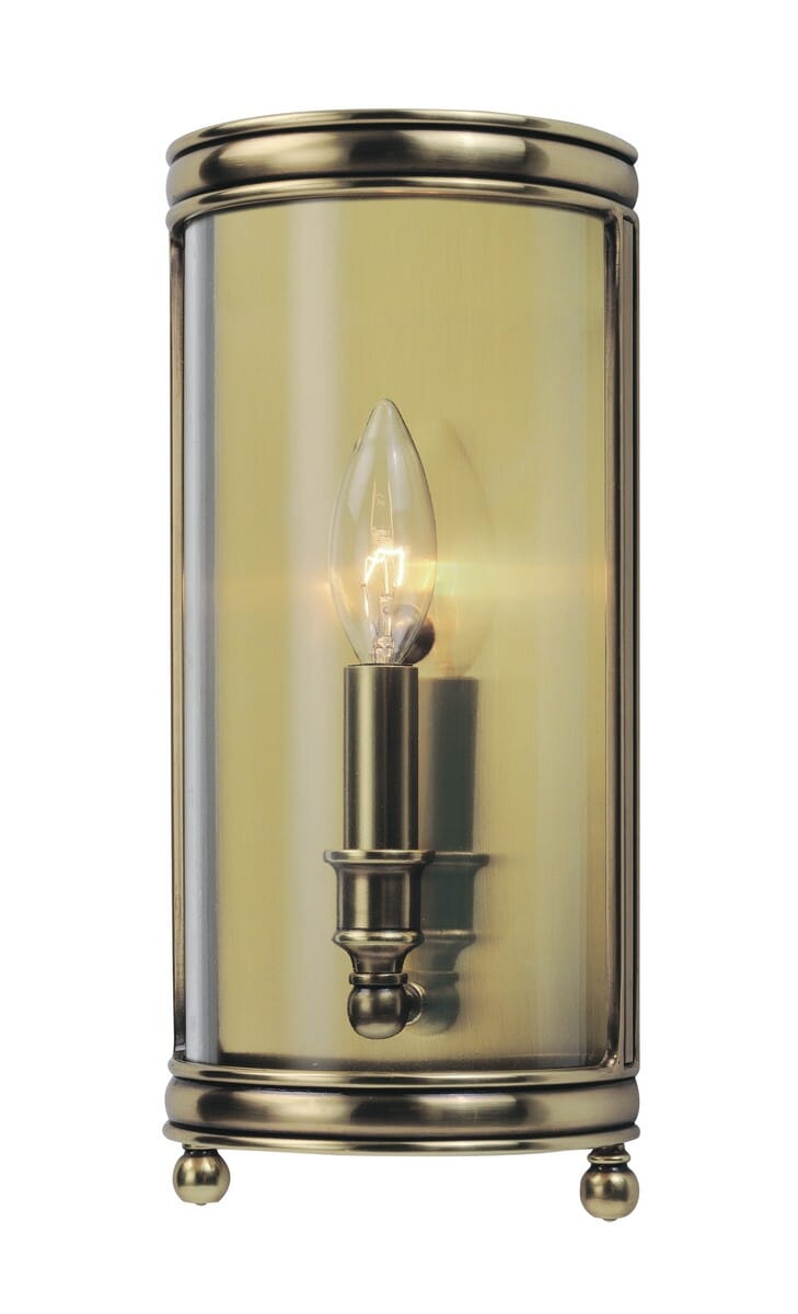 Hudson Valley Larchmont 12" Wall Sconce in Aged Brass