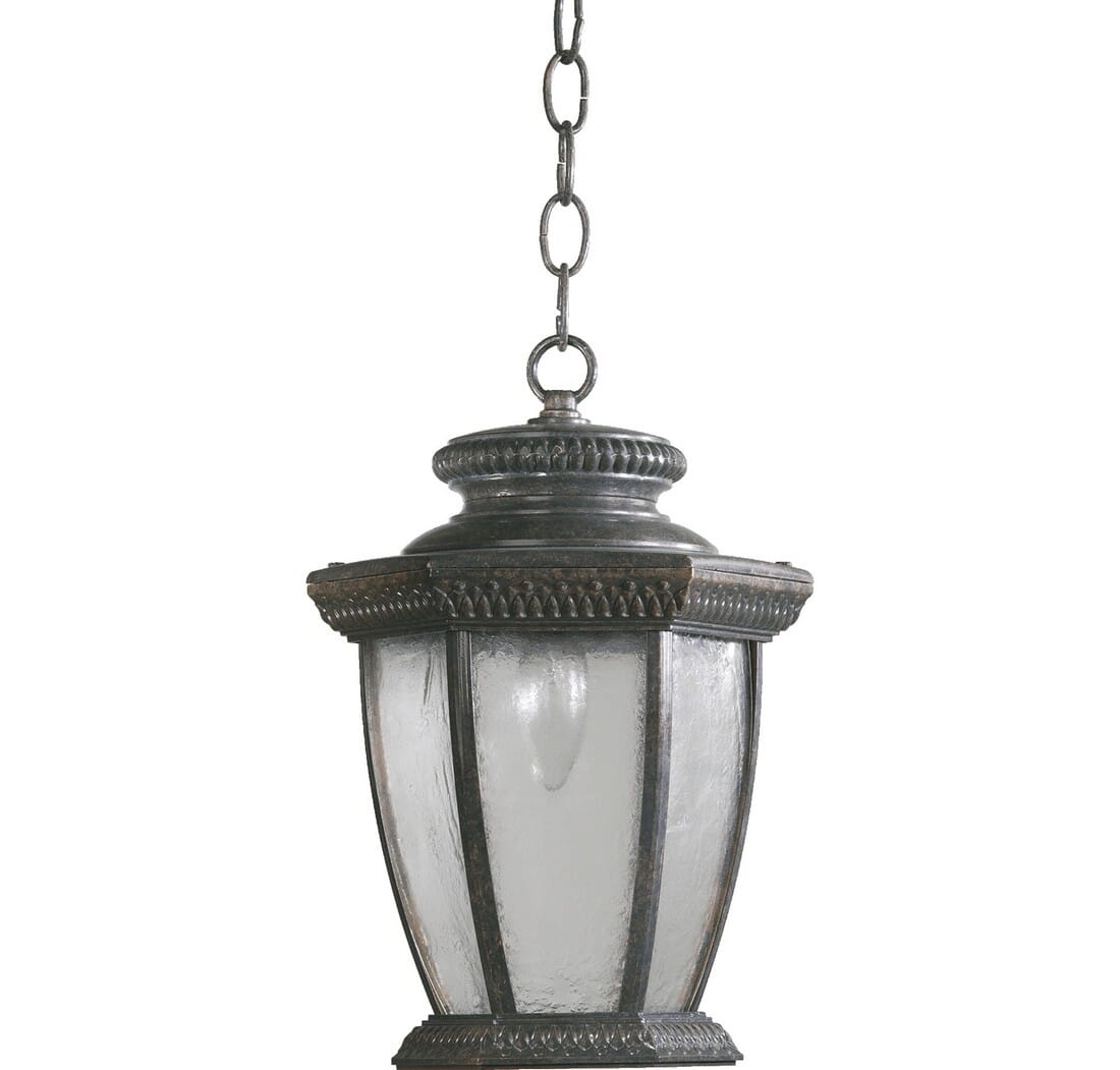 Quorum Baltic 10" Pendant Light in Baltic Granite