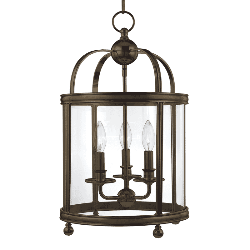 Hudson Valley Larchmont 3-Light 22" Pendant Light in Distressed Bronze