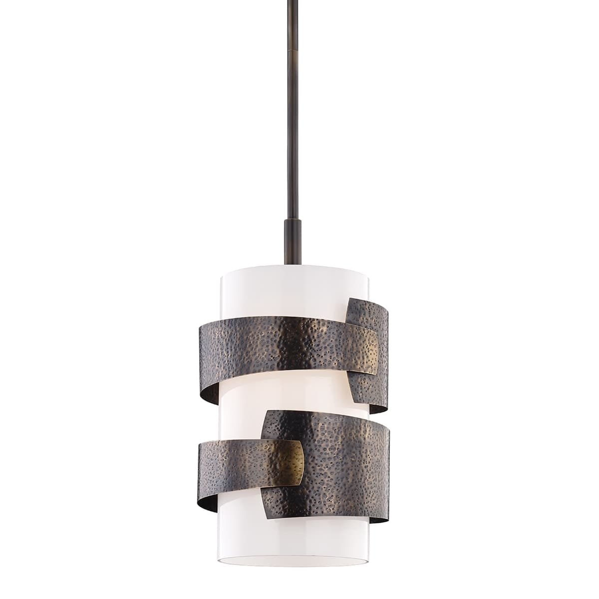 Hudson Valley Lanford Pendant Light in Distressed Bronze