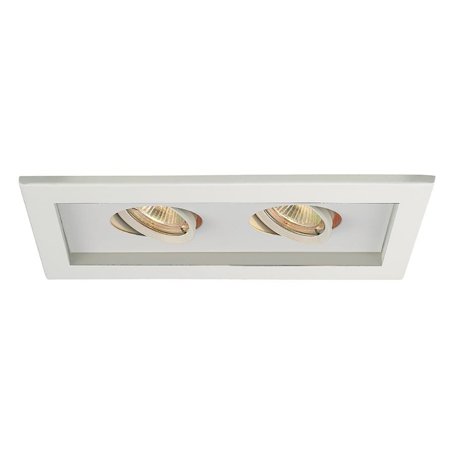 WAC Lighting 120V 1-Light  Multiple Two Light Trim in White