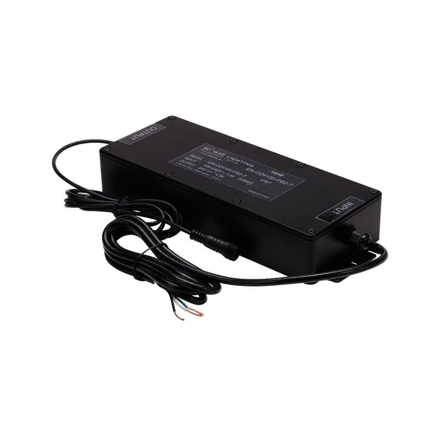 WAC Lighting Remote Enclosed Electronic Transformer for Outdoor PRO in Black