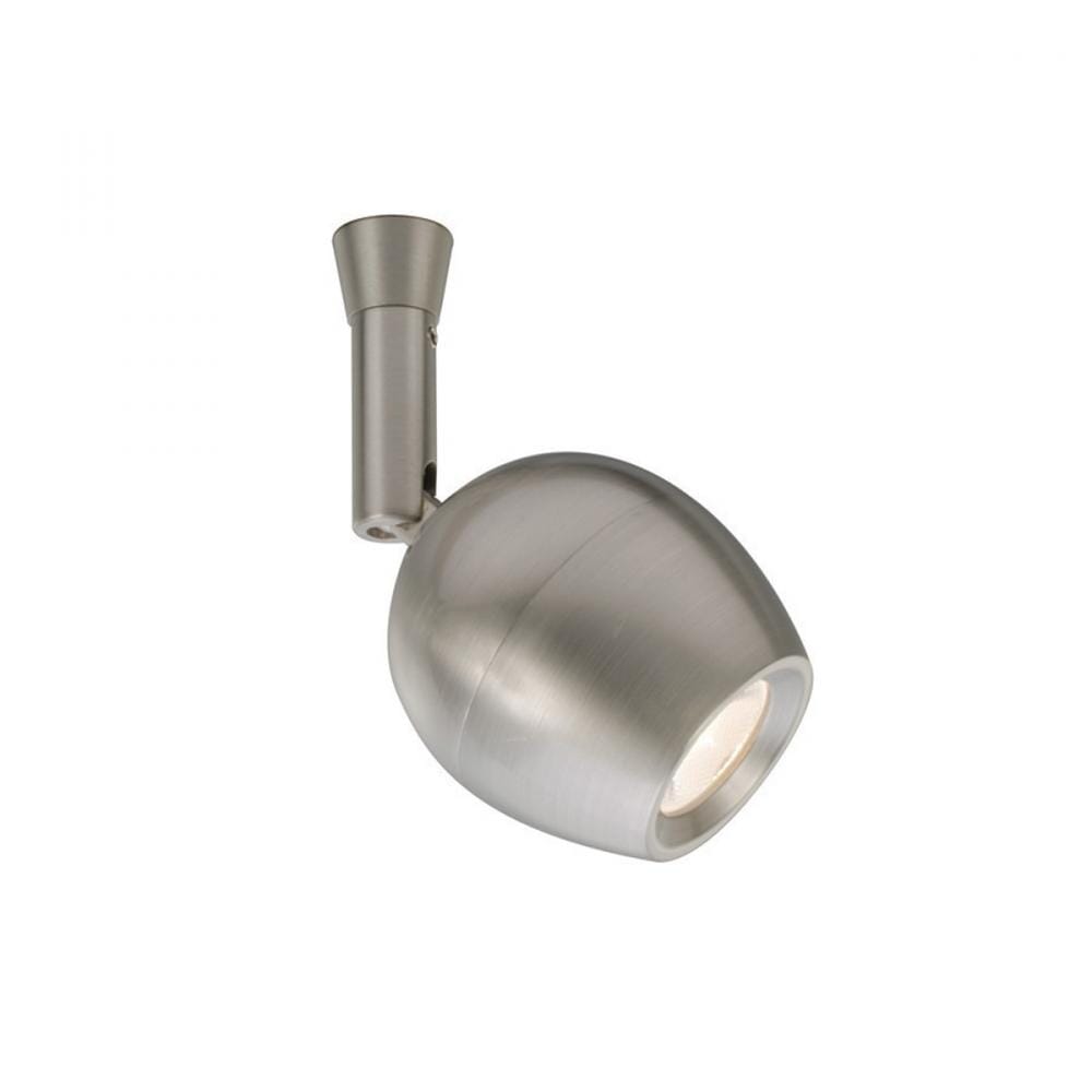 WAC Lighting Ovum 1-Light Low Voltage Quick Connect Fixture in Brushed Nickel