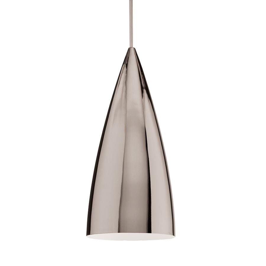 WAC Lighting 120V Bullet 1-Light LED Pendant with Canopy in Chrome