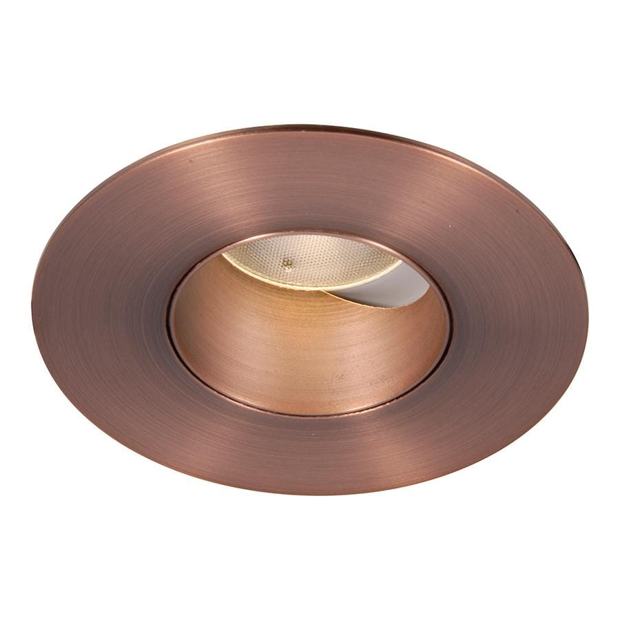 WAC Lighting Tesla 1-Light 2in LED Round 0-30 Degree Adjustable Trim with Light Engine in Copper Bronze