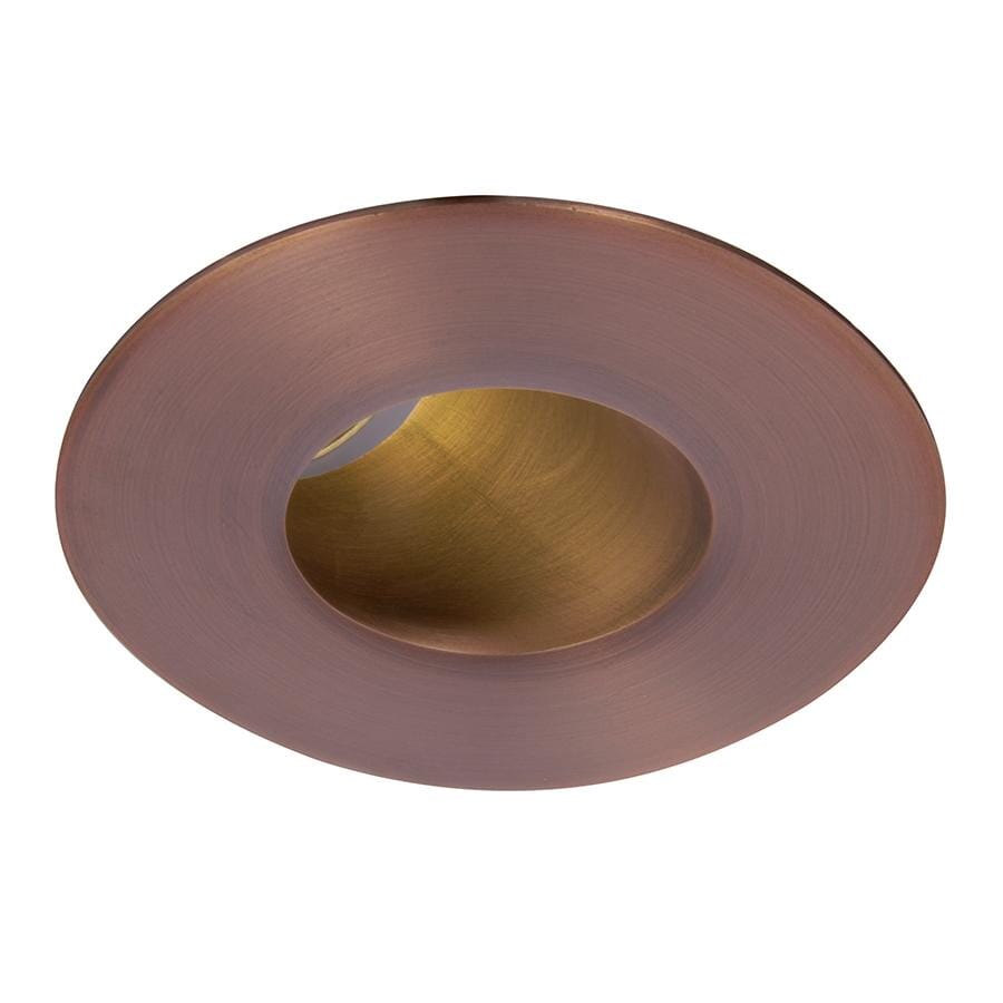 WAC Lighting Tesla 1-Light 2in LED Round 30-45 Degree Adjustable Trim with Light Engine in Copper Bronze