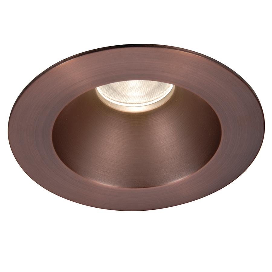 WAC Lighting Tesla 1-Light 3.5in LED Round Open Reflector Trim with Light Engine in Copper Bronze