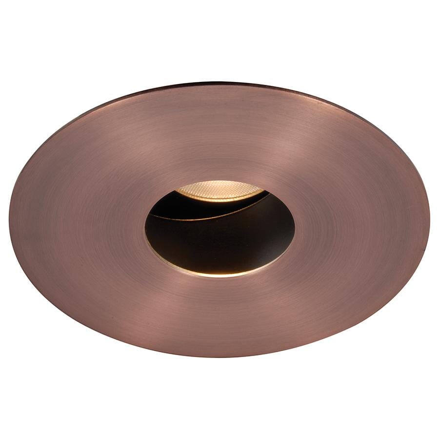 WAC Lighting Tesla 1-Light 3.5in LED Round Pin Hole Trim with Light Engine in Copper Bronze