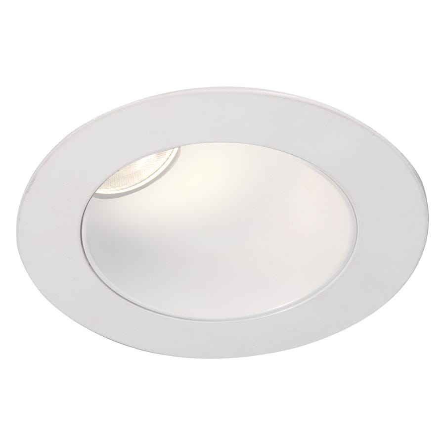 WAC Lighting Tesla 1-Light 3.5in LED Round 30-45 Degree Adjustable Trim with Light Engine in White