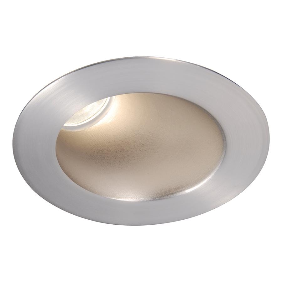 WAC Lighting Tesla 1-Light 3.5in LED Round 30-45 Degree Adjustable Trim with Light Engine in Brushed Nickel