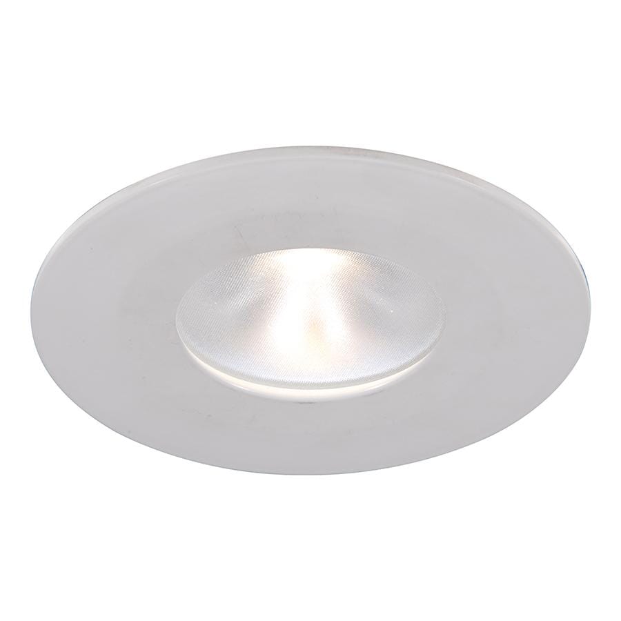 WAC Lighting Tesla 1-Light 2in LED Energy Star Round Trim Glass Lens with Light Engine in White