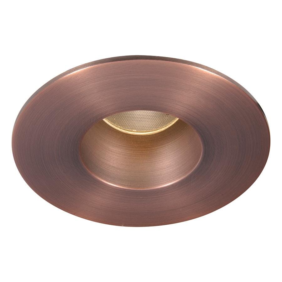 WAC Lighting Tesla 1-Light 2in LED Round Open Reflector Trim with Light Engine in Copper Bronze