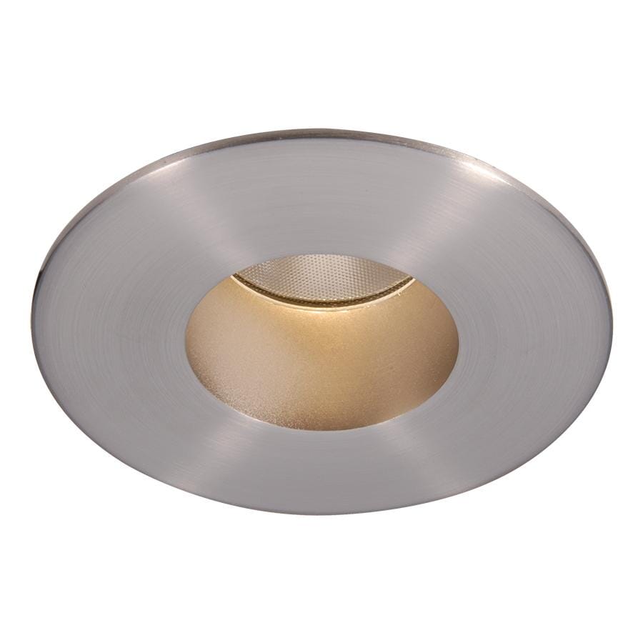 WAC Lighting Tesla 1-Light 2in LED Round Open Reflector Trim with Light Engine in Brushed Nickel