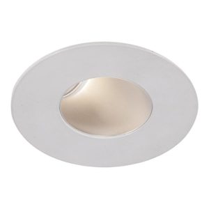 WAC Lighting Tesla 1-Light 2in LED Round 30-45 Degree Adjustable Trim with Light Engine in White