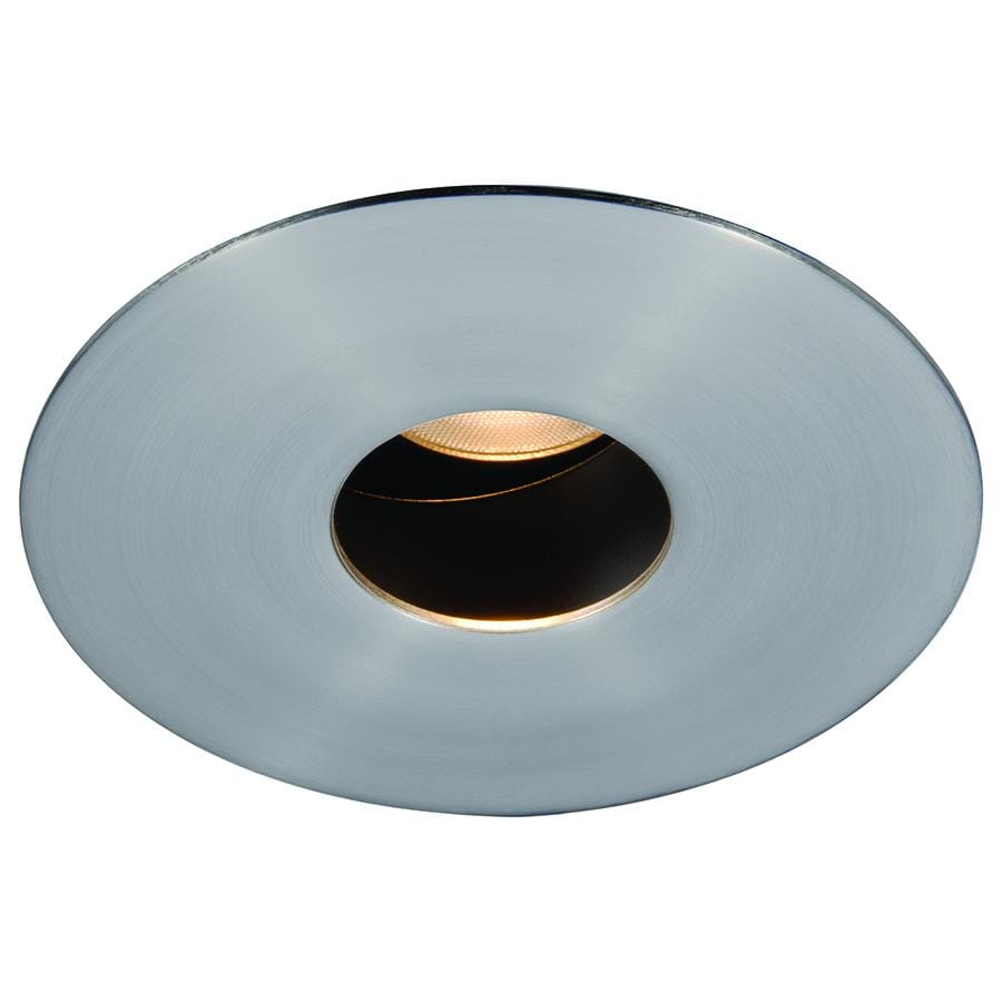 WAC Lighting Tesla 1-Light 3.5in LED Round Pin Hole Trim with Light Engine in Brushed Nickel