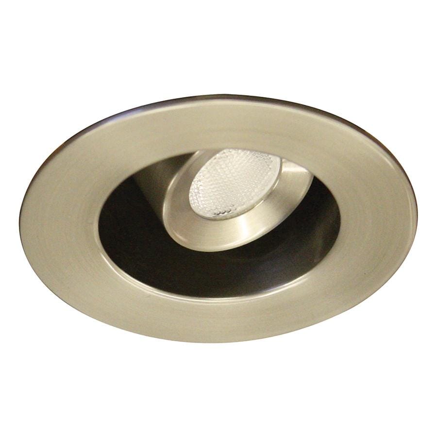 WAC Lighting 120V 1-Light LEDme 1" Miniature Recessed Downlight in Brushed Nickel