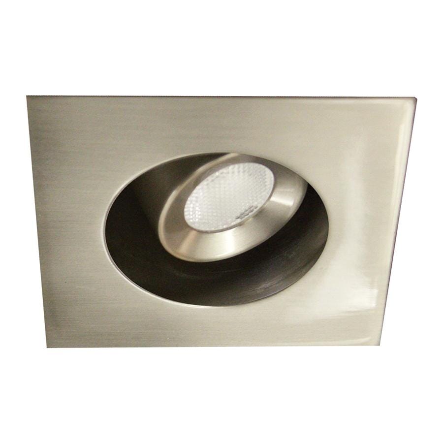 WAC Lighting 120V 1-Light LEDme 1" Miniature Recessed Downlight in Brushed Nickel