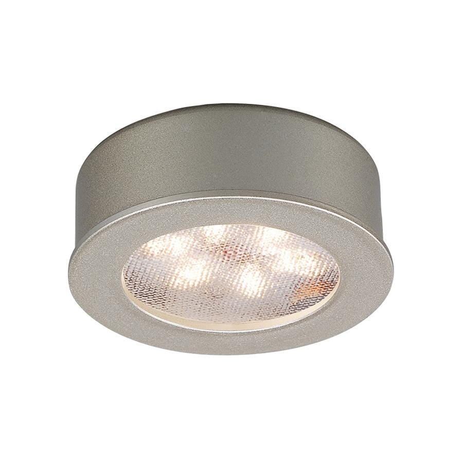 WAC Lighting Round LED 24V Button Light 1-Light in Brushed Nickel