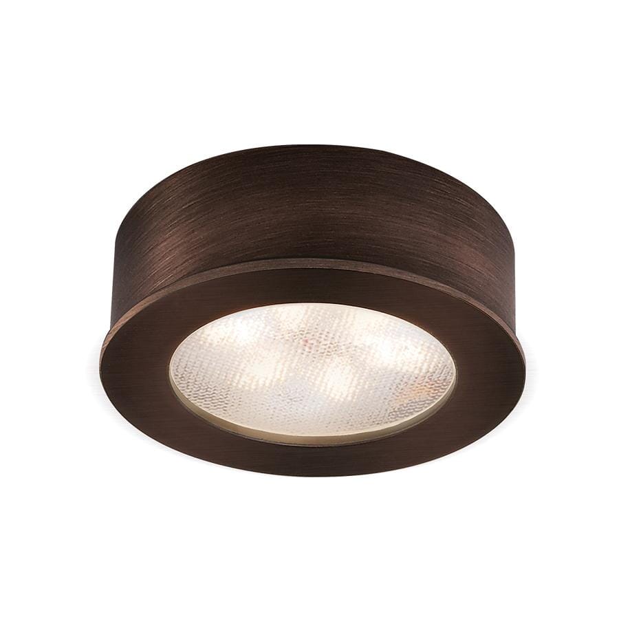 WAC Lighting Round LED 24V Button Light 1-Light in Copper Bronze