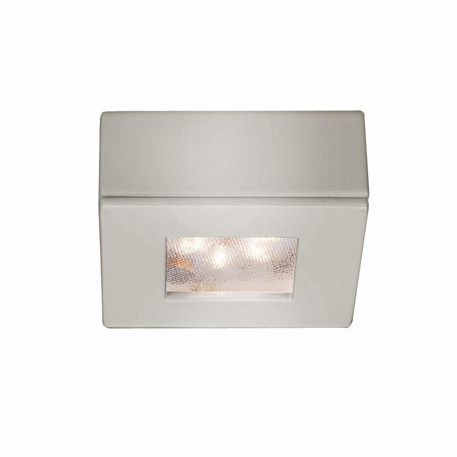 WAC Lighting Square LED 24V Button Light 1-Light in Brushed Nickel